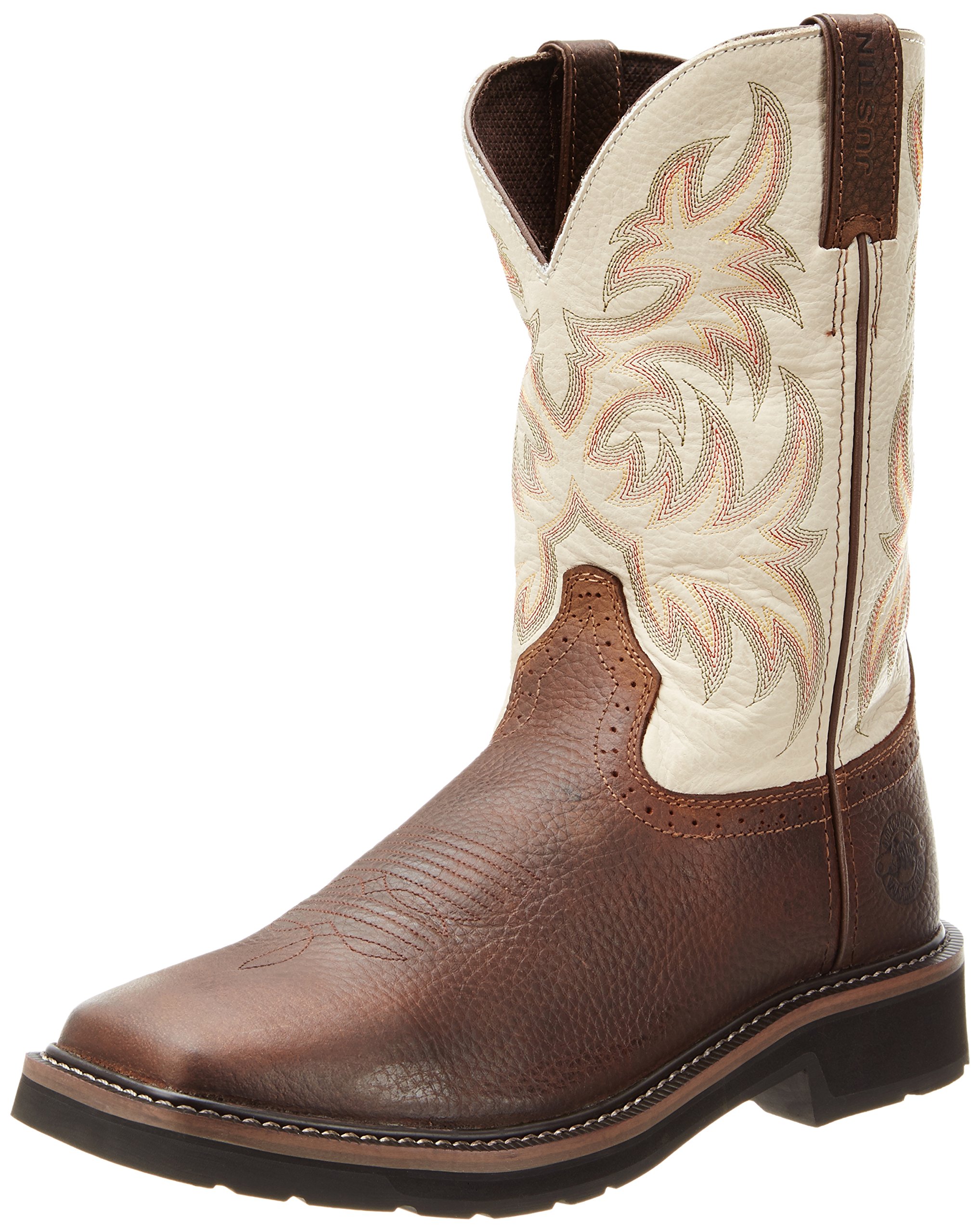 Justin Stampede Work Boots for Men - Durable & Comfortable for Construction