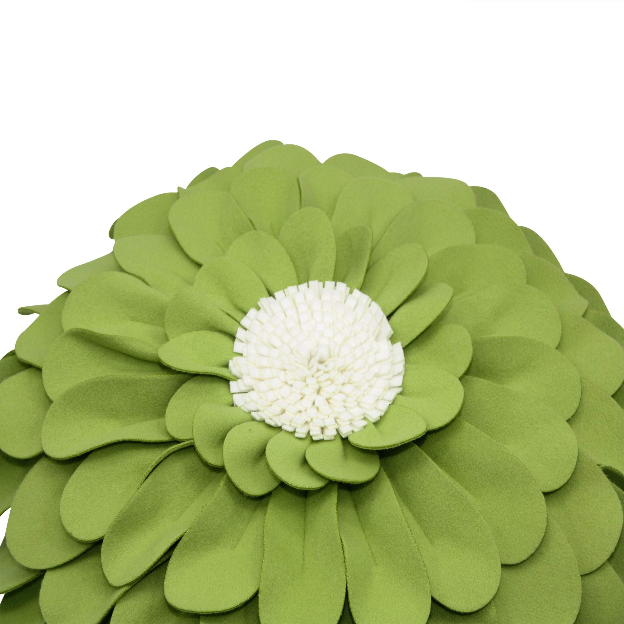 3D Happy Daisy Flower Throw Pillow - Decorative Flower Shaped Pillow for Home Decor - Soft & Cozy Round Cushion for Sofa, Bed, Nursery - Unique Patented Design for Living Room, Bedroom & Dorm