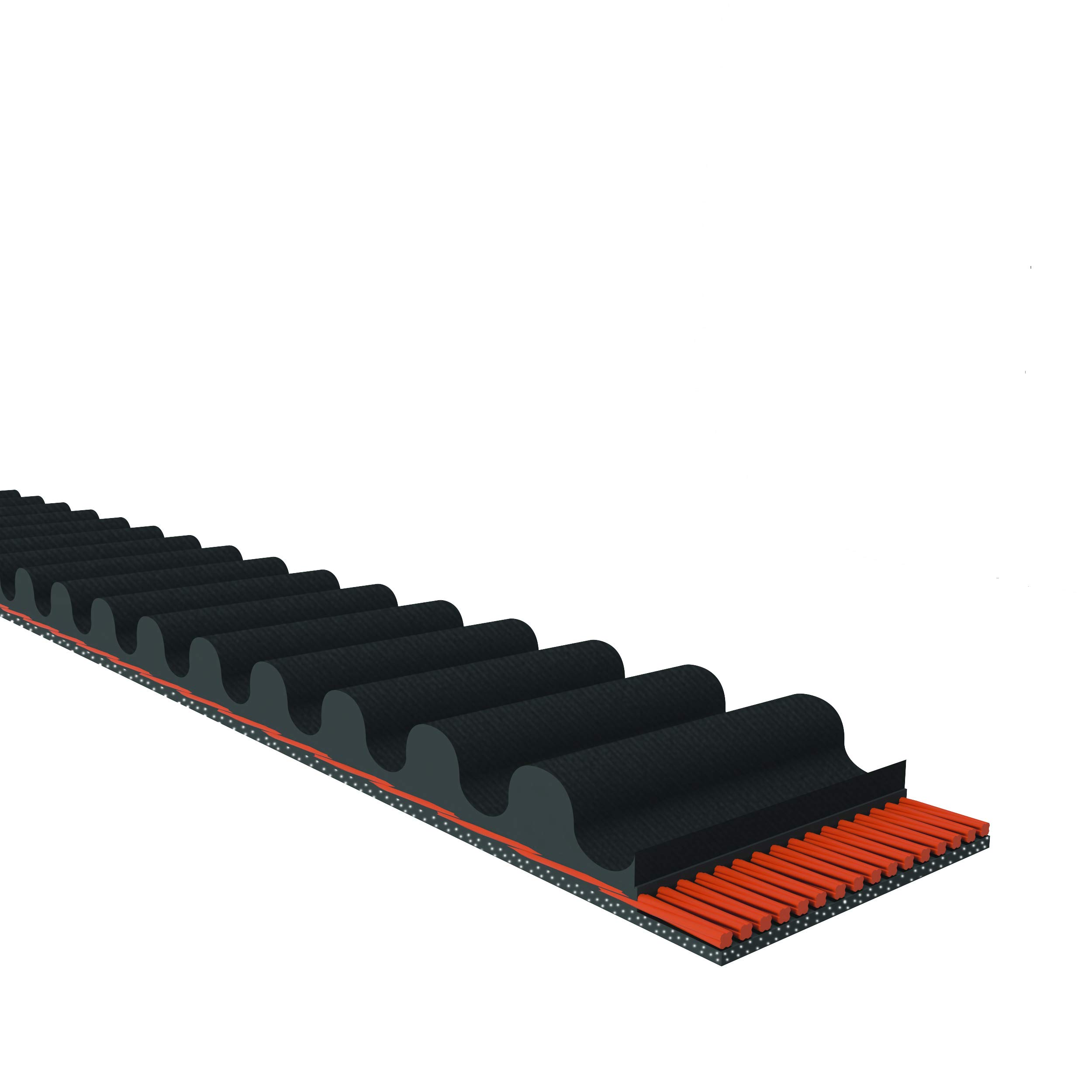 D&D PowerDrive 1328-8M-330 Synchronous Timing Belt - High-Quality Rubber Belt for Industrial Machinery, Automotive Engines & 3D Printers (1-Pack) - Perfect for Power Transmission, CNC Machines & Robotics Applications