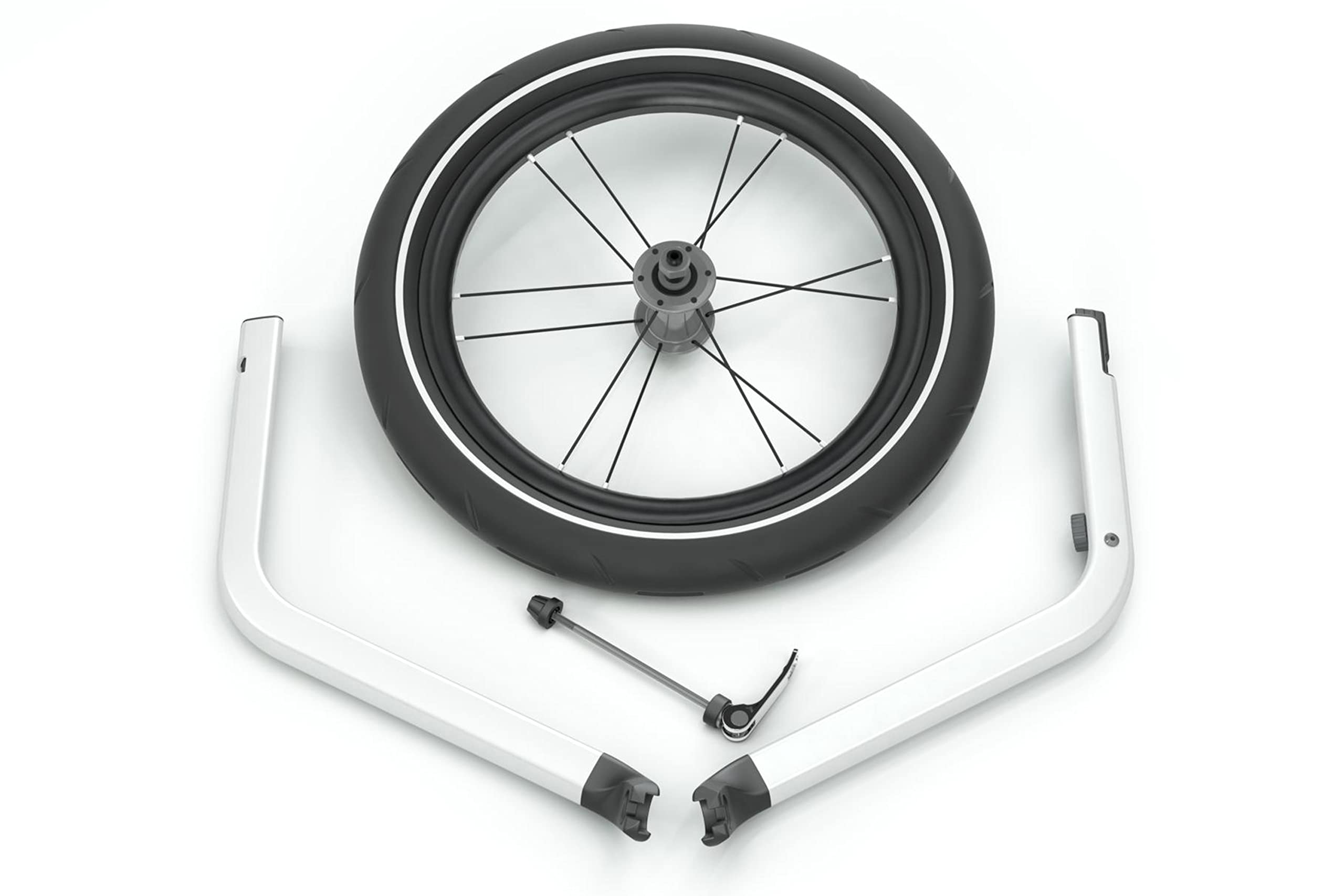 Thule Chariot Jogging Wheel Kit - Premium Replacement Wheels for Thule Chariot Strollers - Perfect for Running, Hiking & Outdoor Adventures with Kids