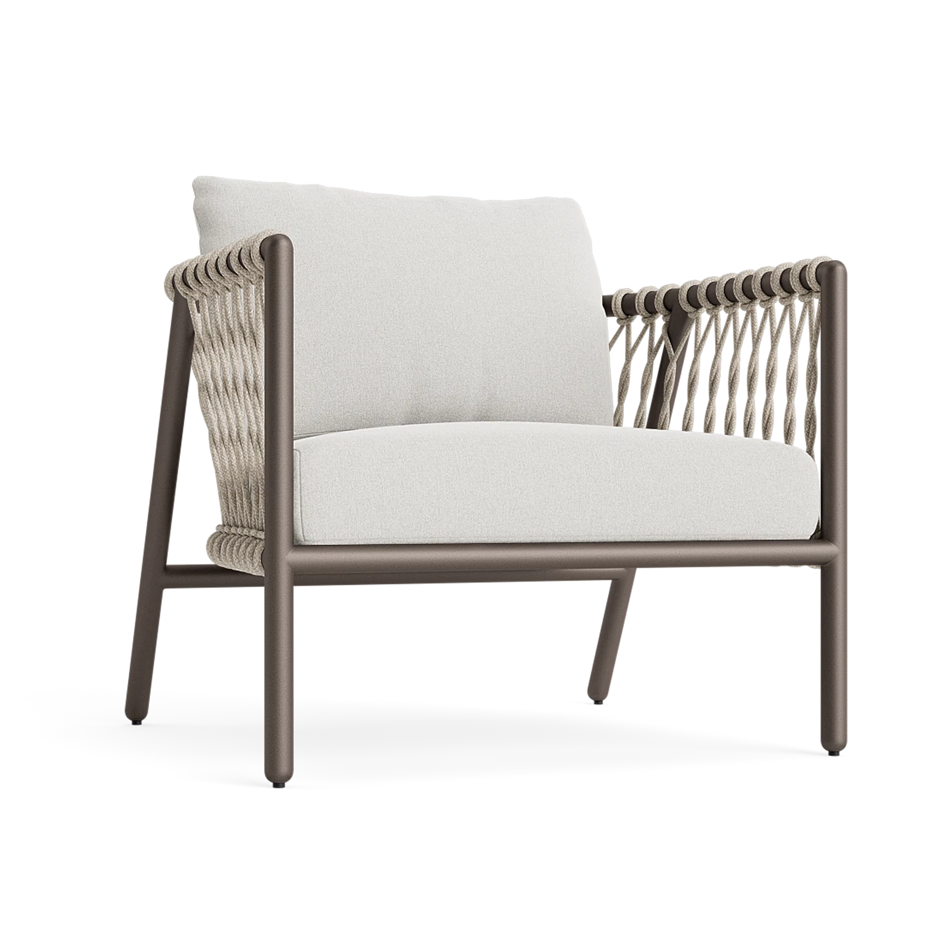 Oscar Lounge Chair - Modern Mid-Century Accent Chair for Living Room, Bedroom & Office - Comfortable Upholstered Armchair with Wooden Legs - Perfect for Relaxing, Reading & Lounging