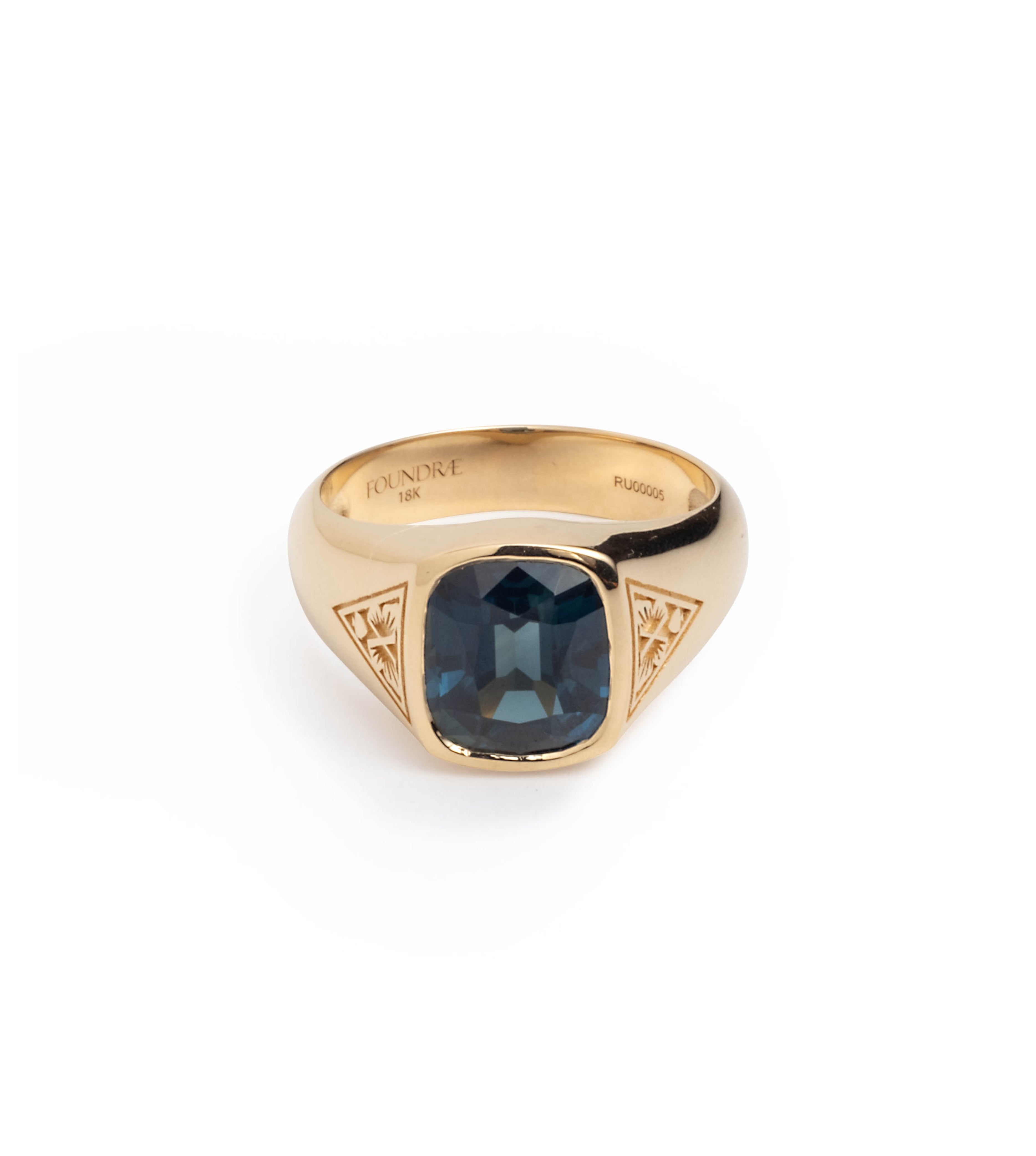 3.34ct Natural Blue Sapphire Ring - Unique Handcrafted Gemstone Jewelry for Women, Perfect for Engagement, Wedding & Special Occasions