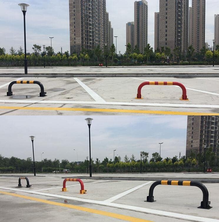 Foldable Parking Barrier Lock - Heavy Duty Community Parking Equipment for Villas, Garages & Transportation Facilities | Durable Parking Pile & Security Solution for Residential & Commercial Areas