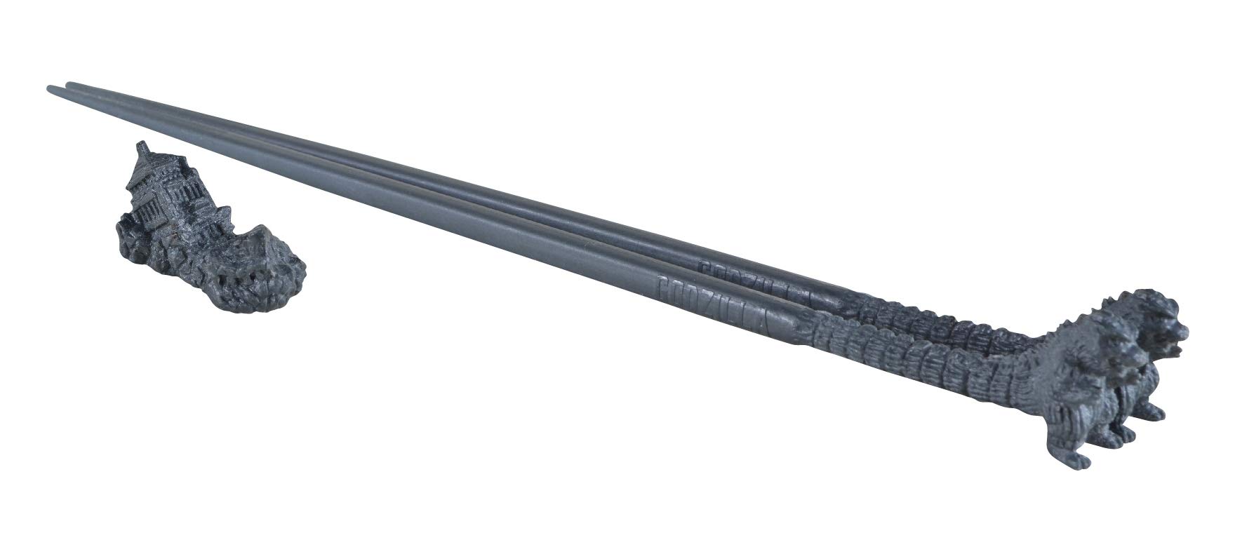 Godzilla Chopstick Rest - Cute Gray Dinosaur Figure for Sushi & Asian Dining - Perfect Gift for Anime Fans & Home Decor