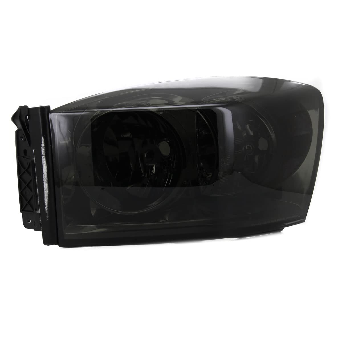 2006-2008 Ram 1500 2500 3500 Replacement Smoke Headlights & Driving Lamps - Durable LED Light Upgrade for Night Driving & Off-Road Adventures