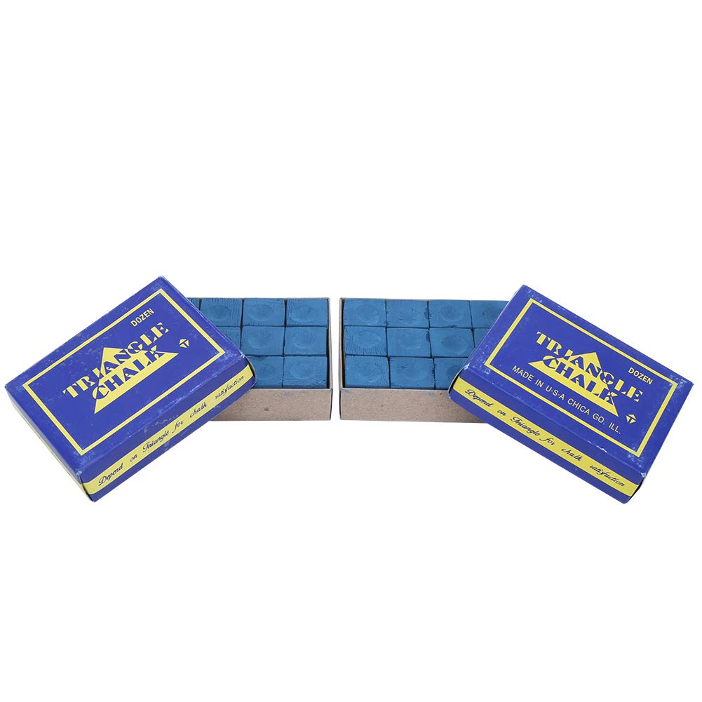24PCS High Adhesion Billiard Chalk Sticks - Premium Pool Cue Tip Chalk for Enhanced Grip & Performance | Perfect for Professional Players & Home Game Rooms