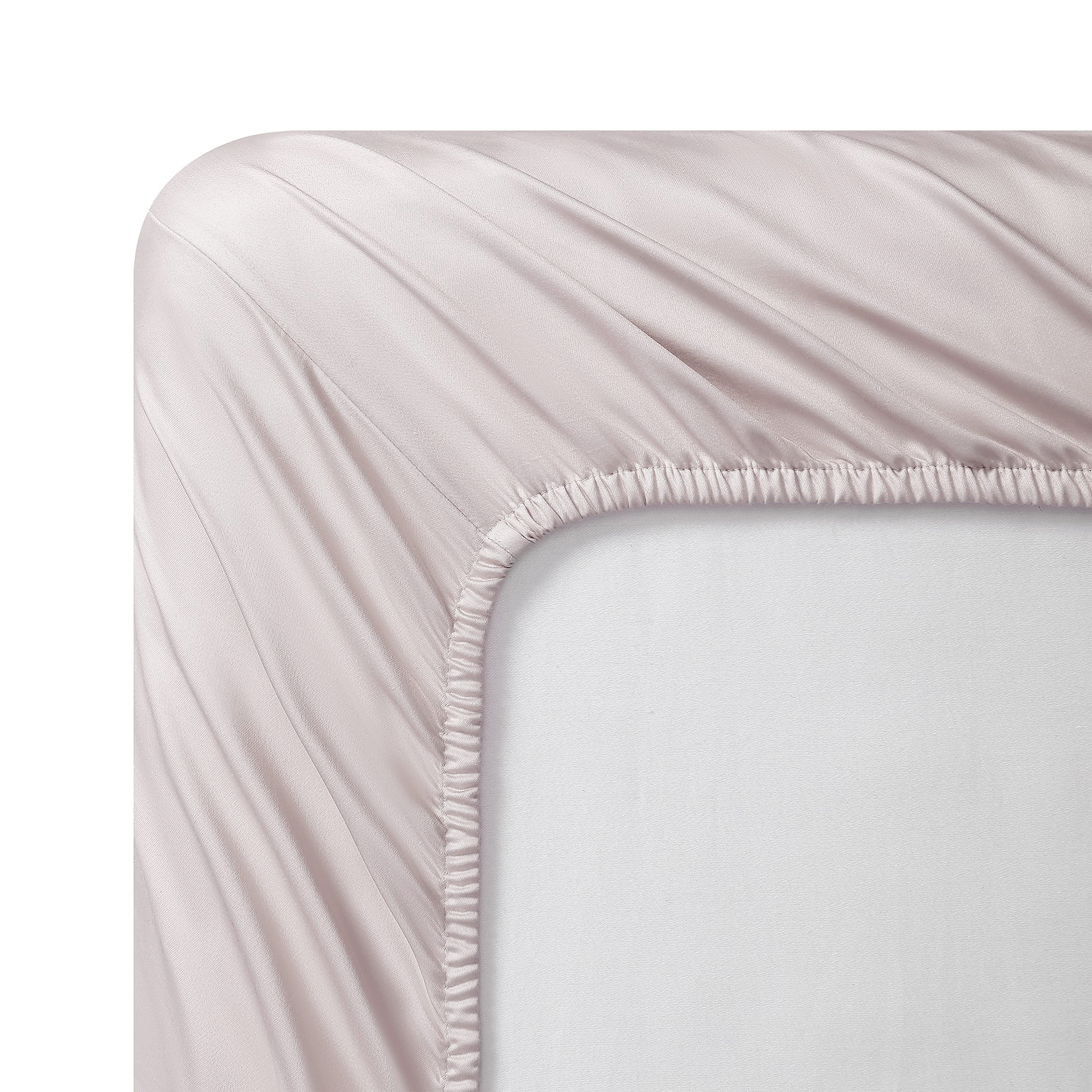 Vera Wang Luxury Sateen Cotton 800 Thread Count King Sheet Set - Ultra Soft & Smooth Bedding Collection in Rose Quartz Pink for Master Bedroom & Guest Room Comfort