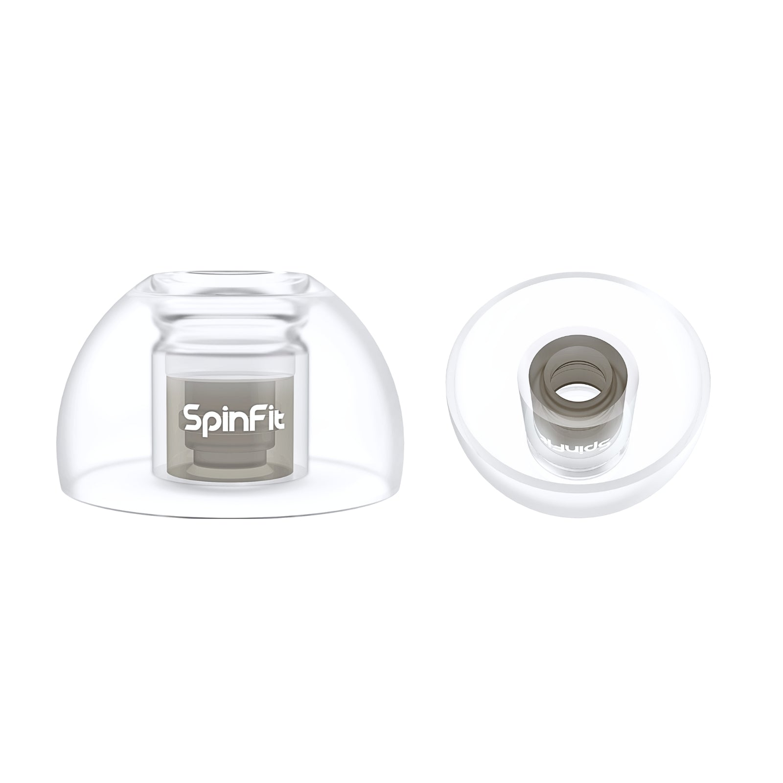 Spinfit Omni Silicon Eartips (1 Pair) - Premium Comfort Earbud Tips for Noise Isolation - Perfect for AirPods, Galaxy Buds & Wireless Earbuds - Gym, Work & Travel Use
