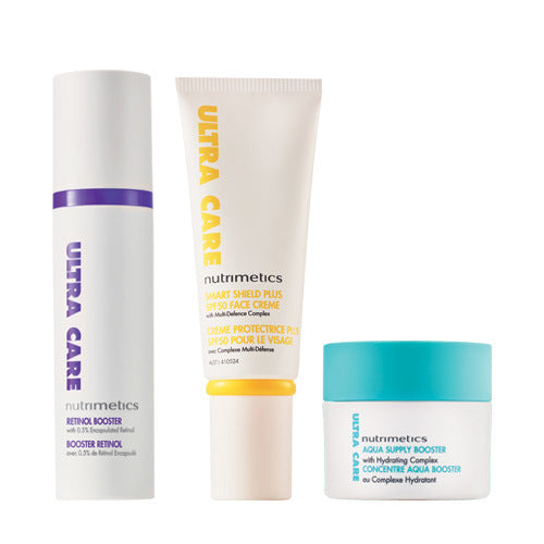 Ultra Care Regenerate, Replenish & Protect Trio Set - Anti-Aging Skincare Bundle for Hydration & Repair | Save $72 | Perfect for Daily Skincare Routine & Nighttime Regimen