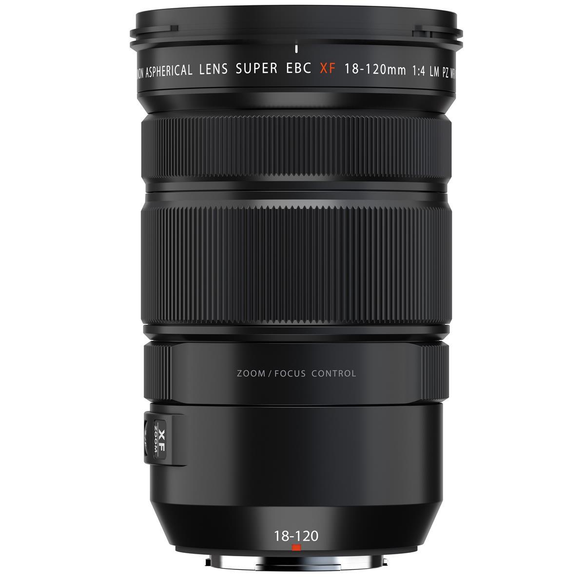FUJIFILM XF 18-120mm F4 R LM PZ WR Lens - Professional Zoom Lens for Mirrorless Cameras - Perfect for Travel, Vlogging, and Landscape Photography