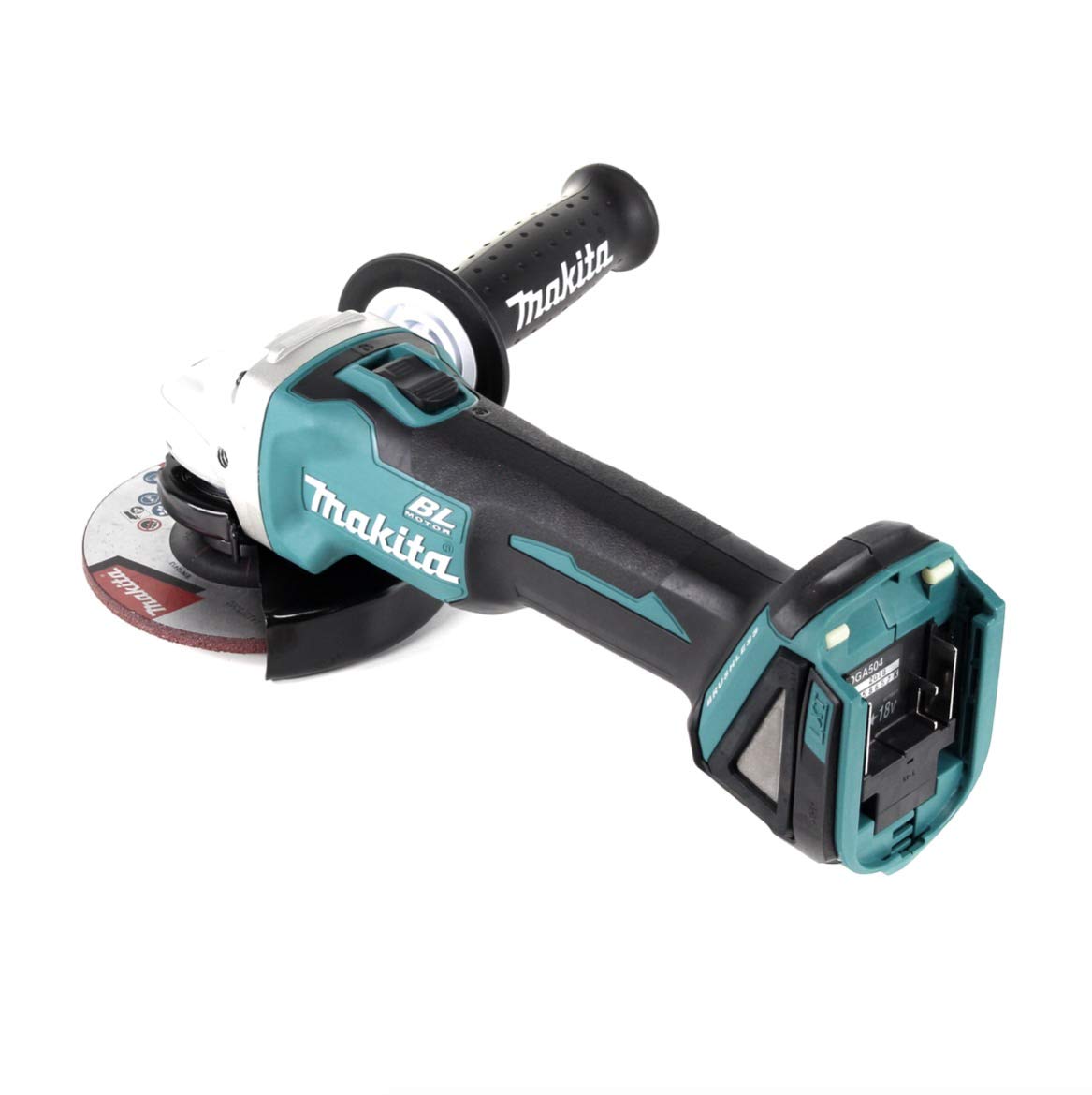 Makita DGA504 18V Cordless Angle Grinder (Tool Only, No Battery/Charger) - Powerful Cutting & Grinding for Metal, Wood & DIY Projects