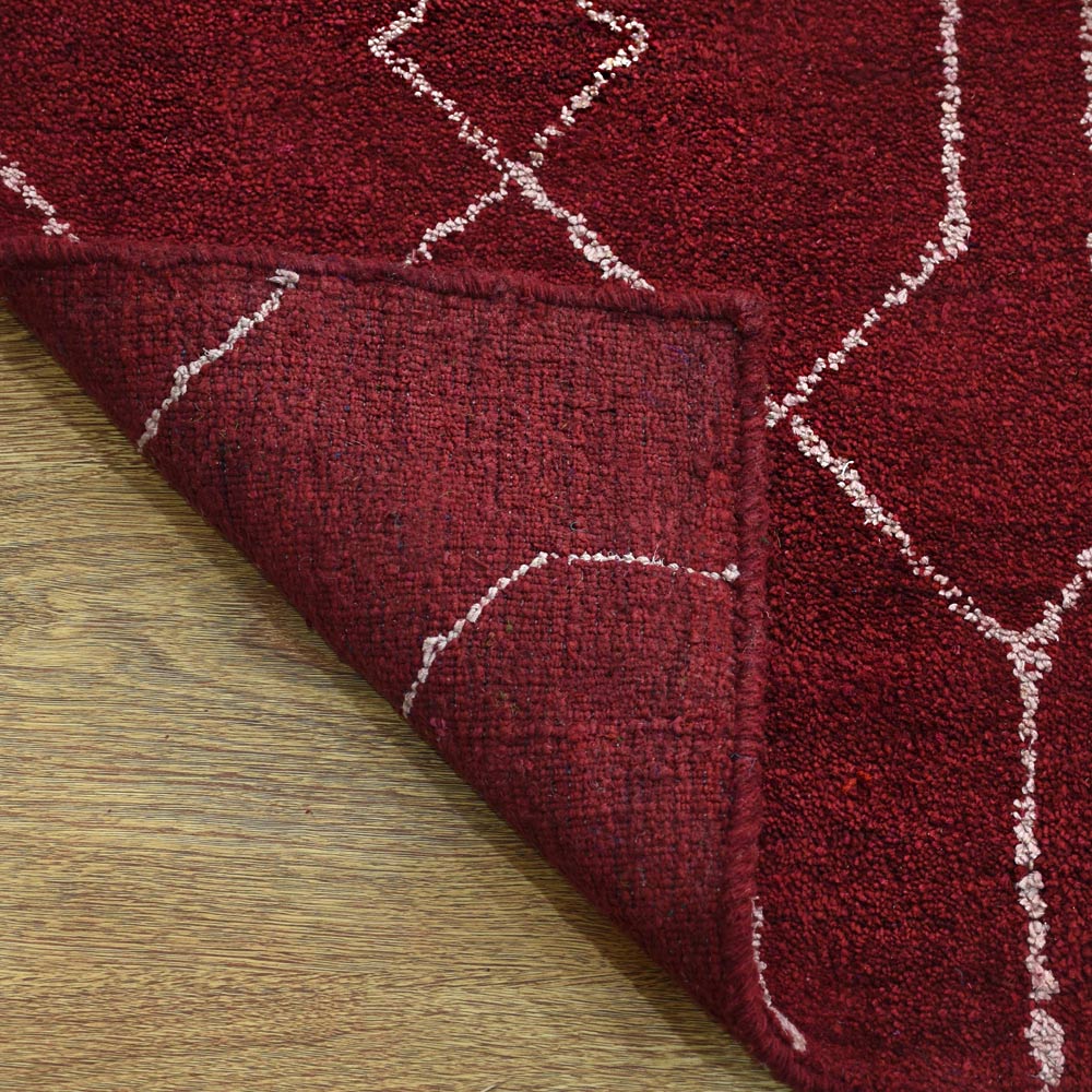 Hand Knotted Horizon Rug - Premium Wool Area Rug for Living Room, Bedroom & Dining Room - Soft & Durable Home Decor
