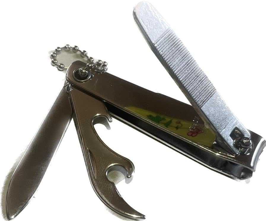 Premium Yellow Nail Clipper - Professional Stainless Steel Nail Cutter for Men & Women - Perfect for Travel, Home, and Salon Use