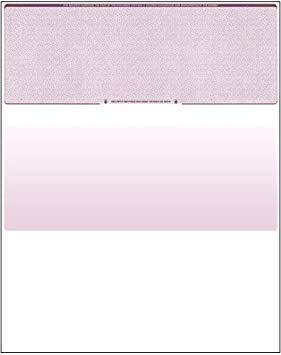 Compuchecks Top Blank Check Paper - 500 Pack | QuickBooks & Laser Printer Compatible | Secure Business Checks with Voucher | 8.5
