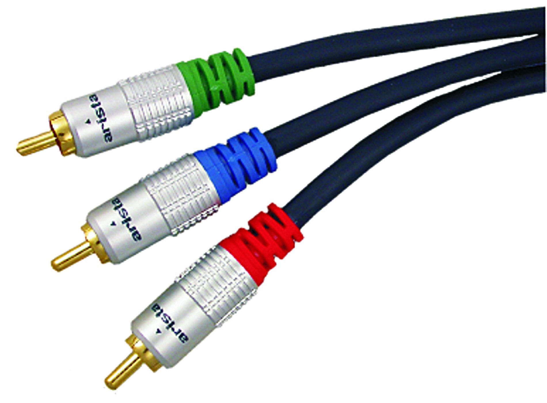Premium 3-Feet Arista Component Video Cable 58-7437 - High-Quality AV Connection for Home Theater & Gaming Systems