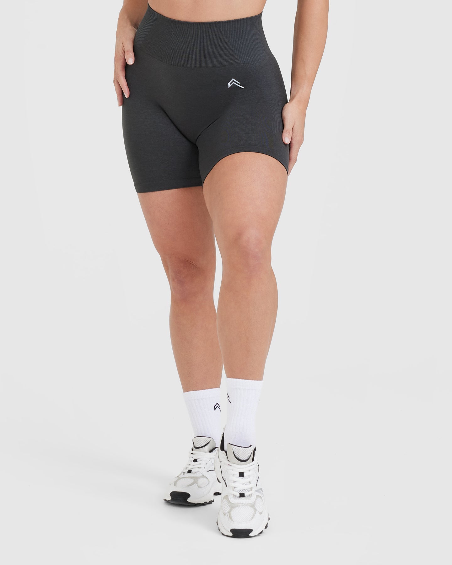 Classic Seamless 2.0 Mid Shorts for Men - Comfortable Athletic Workout Running Shorts | Coal Marl Color | Perfect for Gym, Jogging & Casual Wear