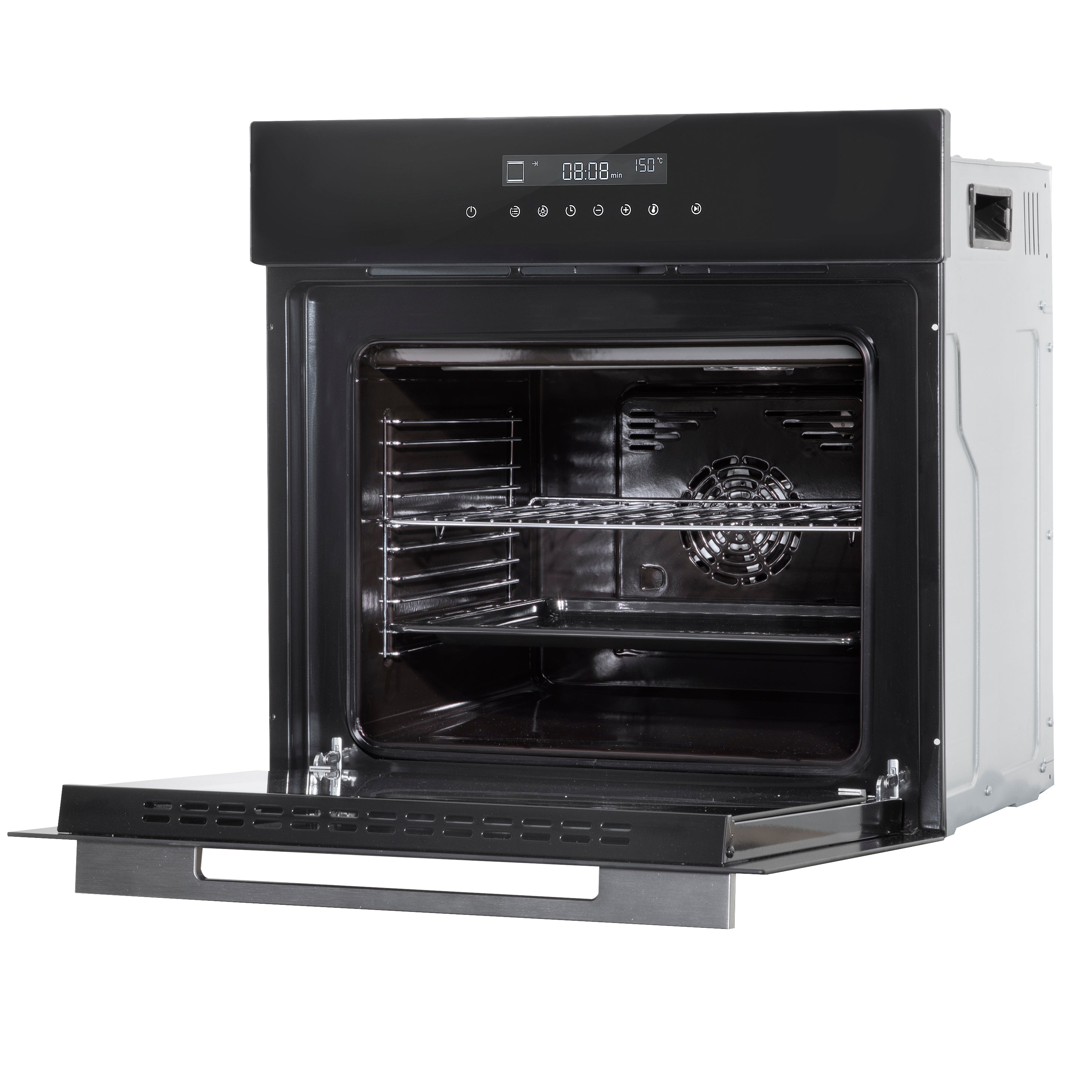 Baridi 60cm Built-In 10 Function Fan Assisted Electric Oven with Touchscreen - 72L Large Capacity for Baking, Roasting & Grilling - Perfect for Home Kitchens & Small Restaurants (Model DH199)