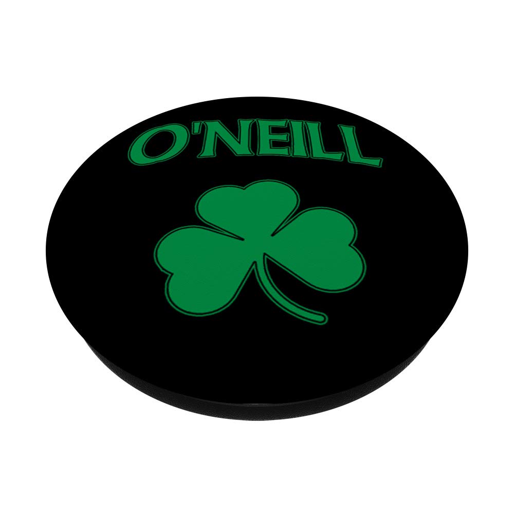 O'Neill Irish Shamrock Family Surname St. Patrick's Day PopSockets - Swappable PopGrip for Phone & Tablet - Perfect for St. Paddy's Day Celebrations, Irish Pride & Everyday Use