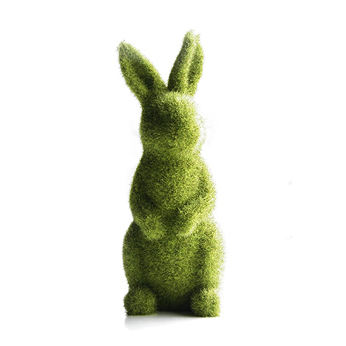 Artificial Moss Bunny Figurine - Easter Spring Garden Decor, Standing Medium Rabbit Statue for Yard, Home & Party Decoration | Perfect for Easter Gifts, Table Centerpieces & Outdoor Decor