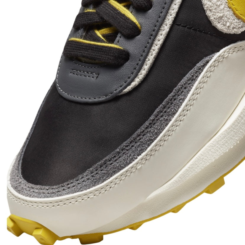 Nike x Sacai x Undercover LD Waffle Sneakers - Black & Bright Citron Colorway - Limited Edition Collaboration - Perfect for Streetwear & Casual Fashion