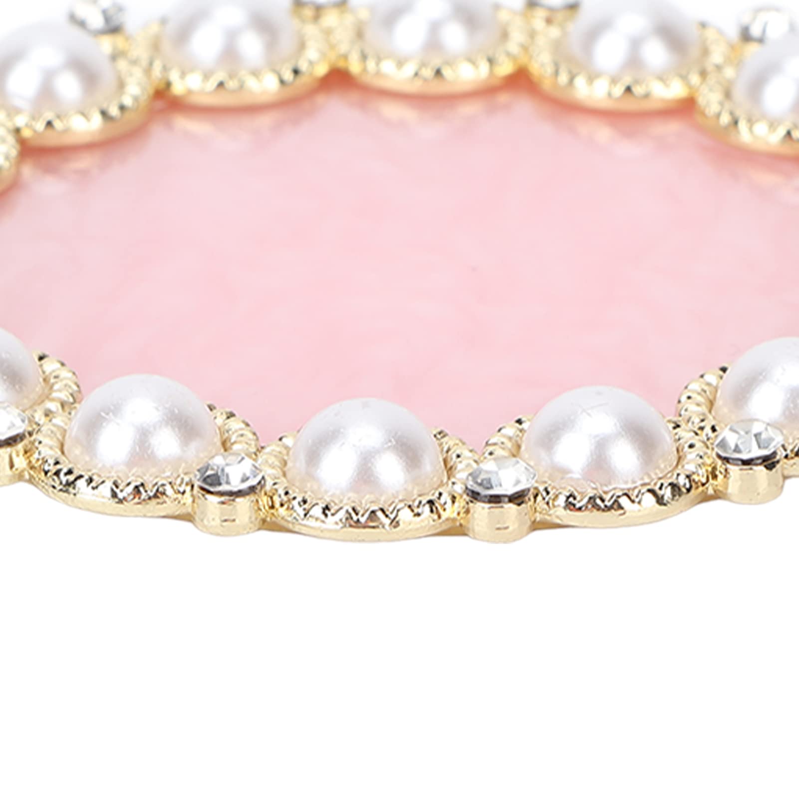 Resin Nail Art Display Plate - Golden Foundation Nail Holder for Nail Salon & Home Use | Perfect for Nail Art Practice, Salon Displays & DIY Manicures