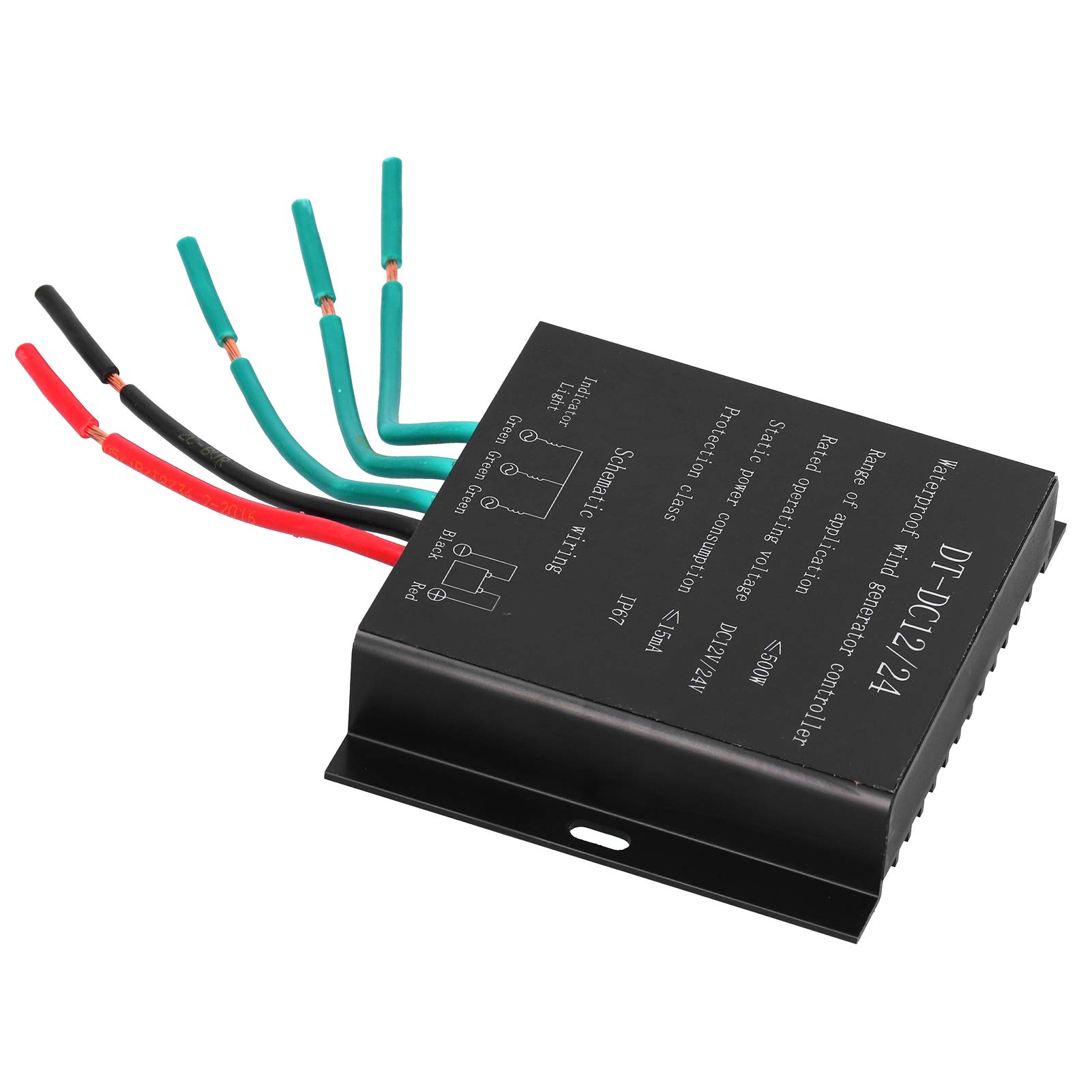 Waterproof Wind Turbine Charge Controller - 12V/24V Wind Generator Regulator for Humidity & Salinity Resistance | Perfect for Off-Grid Solar Systems, Marine & Outdoor Wind Power Applications