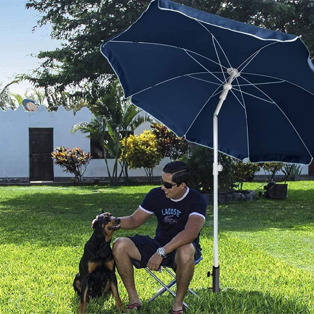 Hemoton 2 Pack Heavy Duty Sun Umbrella Anchor - Durable Steel Ground Stake for Patio, Beach & Garden Umbrellas - Perfect for Outdoor Shade Support in Backyard, Poolside & Camping