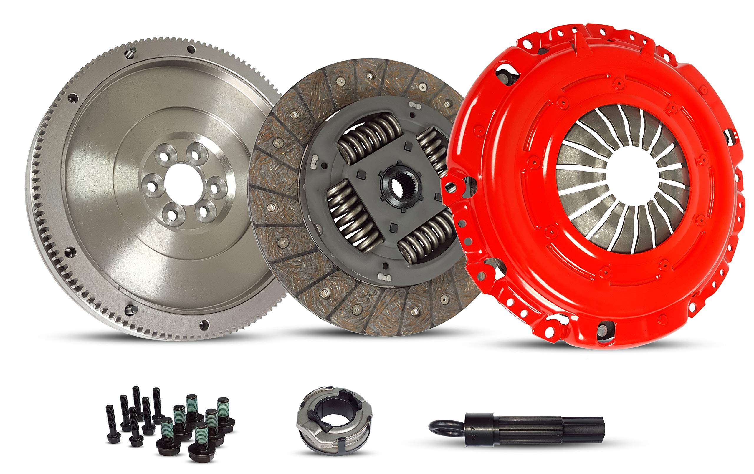Southeast Clutch and Flywheel Conversion Kit for VW Beetle Rabbit TDI 2.5L (2005-2010) - Wolfsburg Value Edition GL GLS SE Sport Hot Wheels - Stage 1 Performance Upgrade (17-065RSMF) - Perfect for Racing & High-Performance Driving