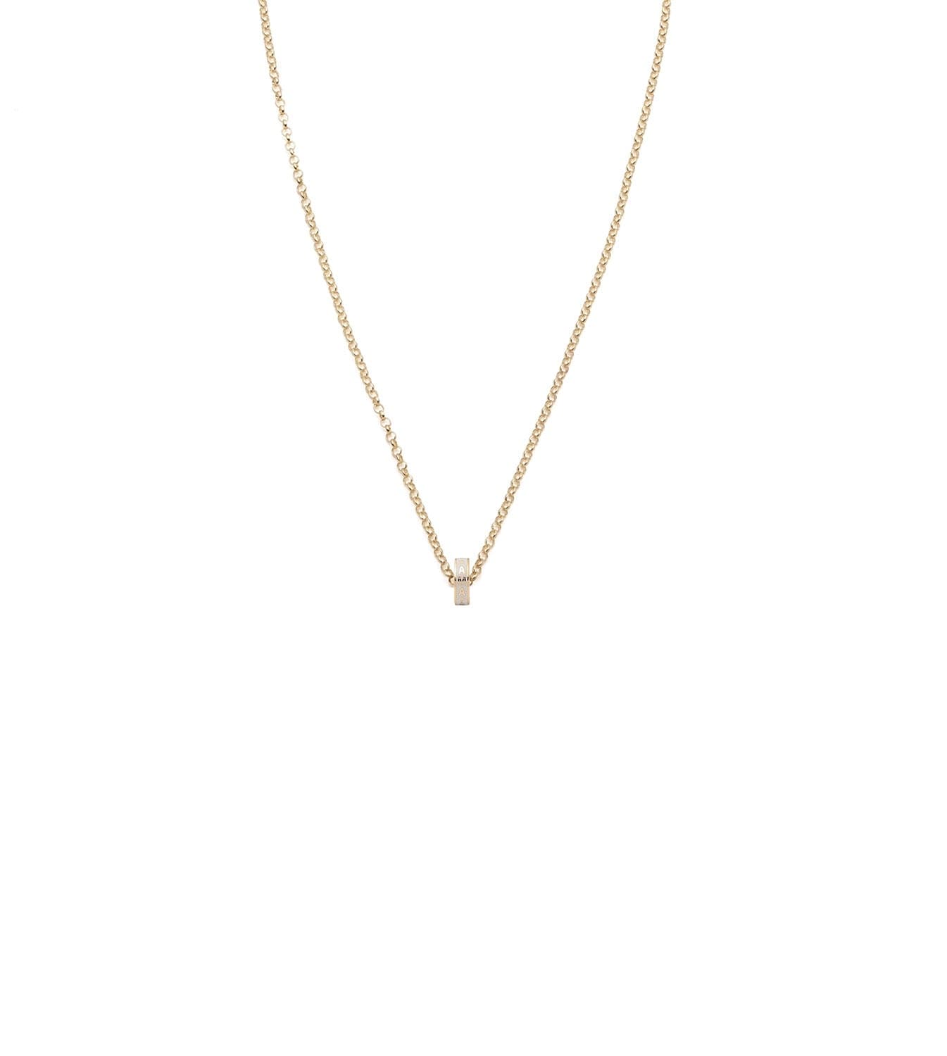 Amate Love Heartbeat Pendant Necklace - Dainty Belcher Chain for Women, Perfect for Valentine's Day Gifts & Romantic Date Nights