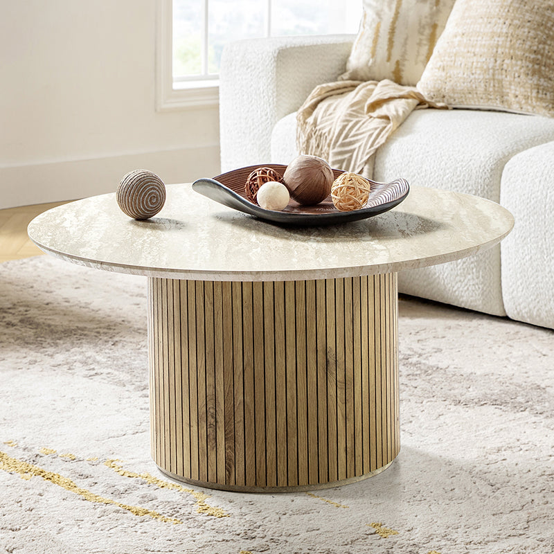 Modern Nesting Coffee Table Set - 2-Piece or 3-Piece Optional - Space-Saving Living Room Furniture for Small Spaces, Apartments & Home Decor