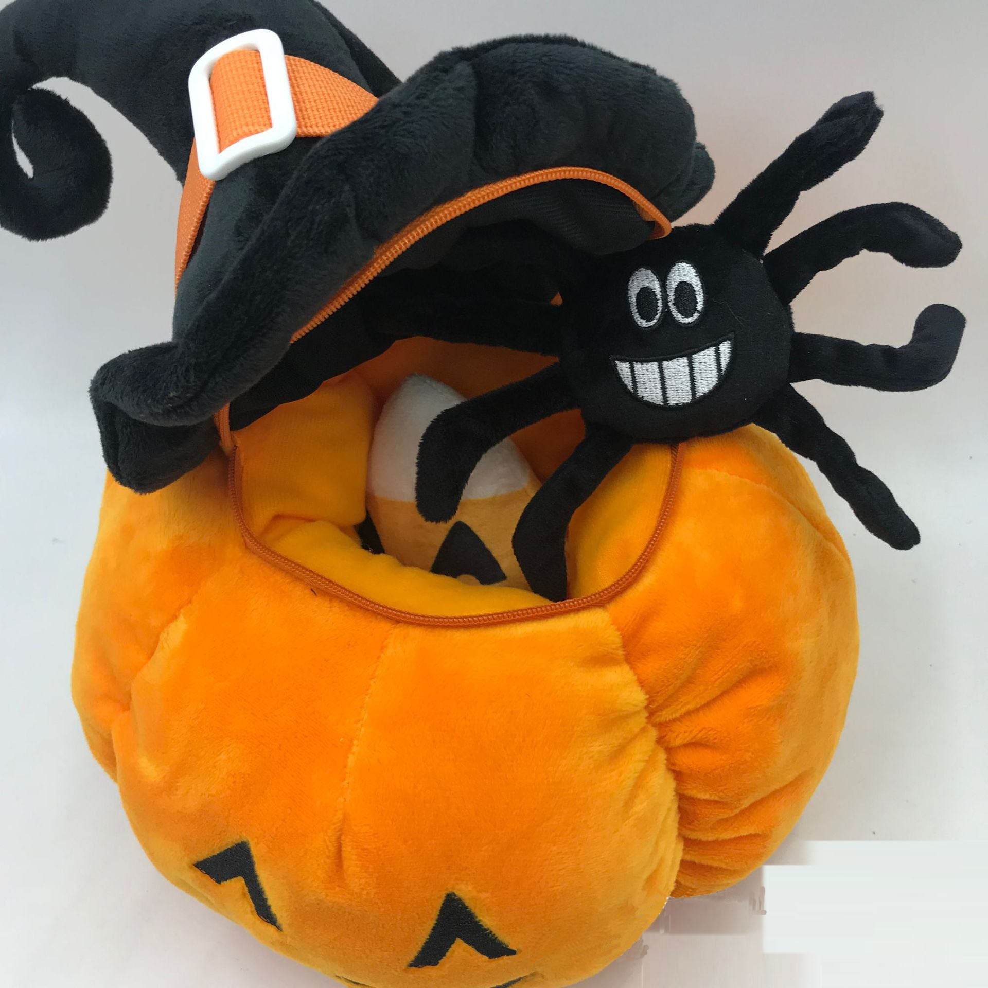 Spooky Halloween Plush Toy with Surprise Inside - Cute Stuffed Animal for Trick or Treat, Party Decor & Seasonal Gift