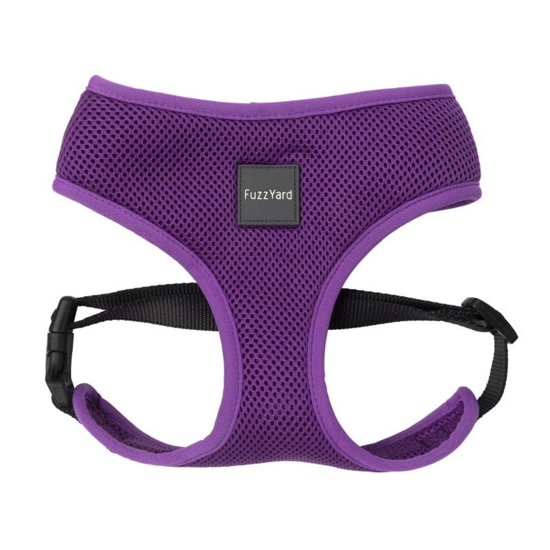 Fuzzyard Grape Dog Harness - Adjustable Soft Pet Vest with Leash Attachment (5 Sizes) for Small to Large Dogs - Perfect for Walking, Training & Outdoor Adventures