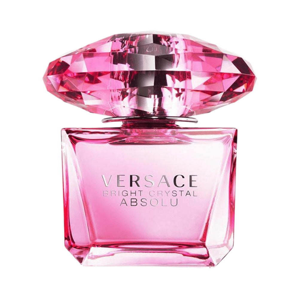 Bright Crystal Absolu Eau de Parfum 90ml - Versace Women's Floral Perfume for Day & Night Wear, Gift for Her, Long-Lasting Fragrance for Work & Special Occasions