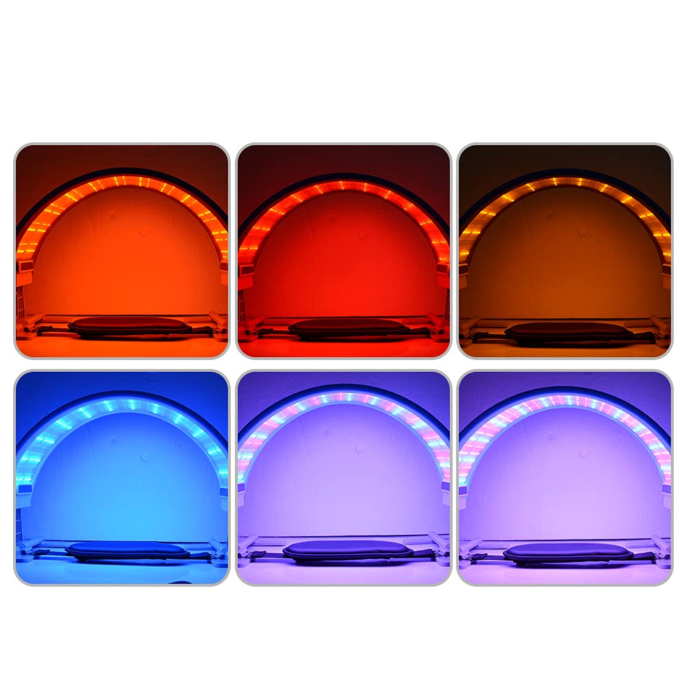 7-Color LED Red Light Therapy Device for Face - Anti-Aging Skin Care Treatment | At-Home Facial Rejuvenation for Wrinkles & Acne Relief