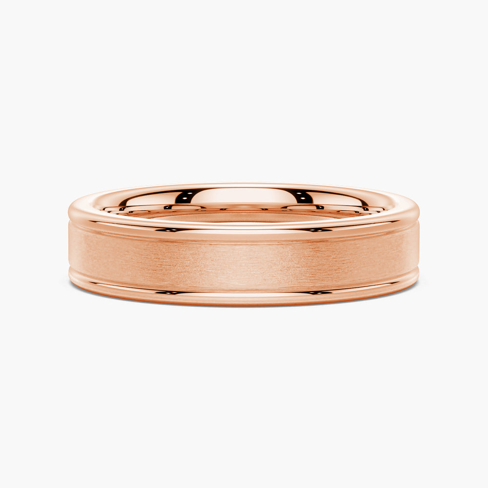 6mm Brushed Finish Men's Wedding Band - Comfort Fit Tungsten Carbide Ring for Grooms, Anniversary & Promise - Perfect for Everyday Wear & Special Occasions