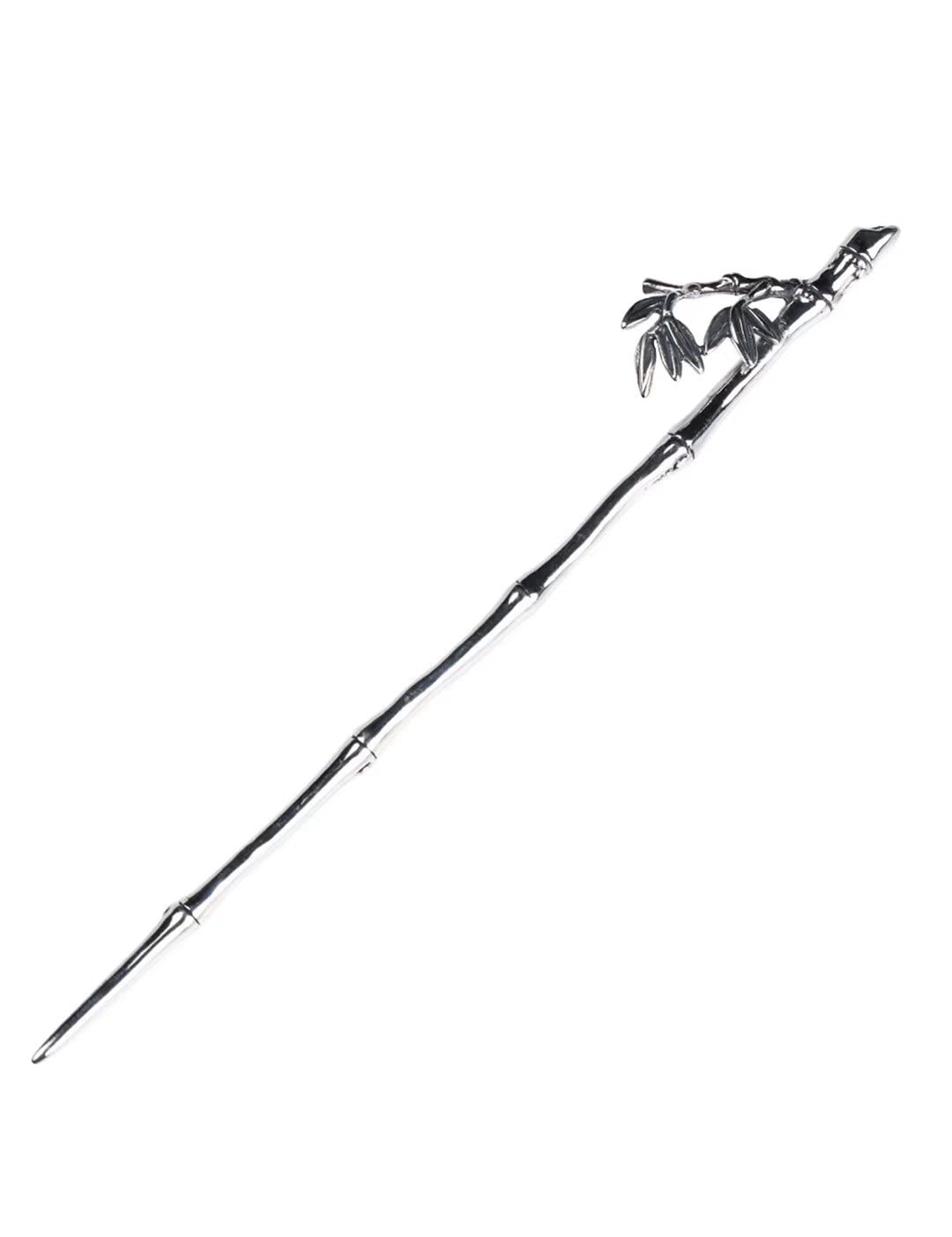 925 Silver Chinese Classical Hair Stick - Traditional Hanfu Hairpin for Women, Elegant Hair Clip Accessories for Weddings, Cosplay & Daily Styling
