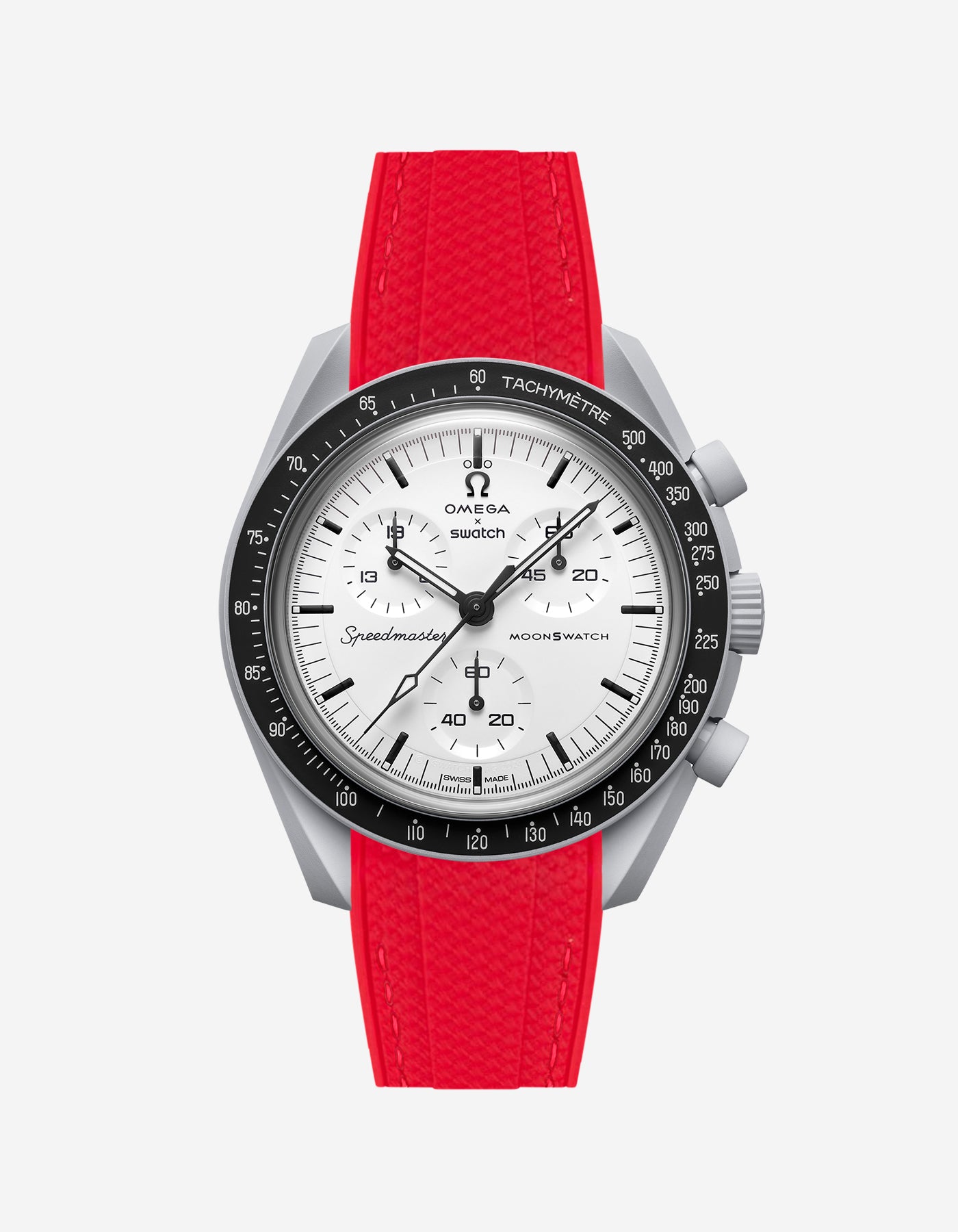 Premium Rubber Watch Band for Omega x Swatch MoonSwatch 1965 - Durable Replacement Strap for MoonSwatch Collection | Perfect for Sports, Swimming & Everyday Wear