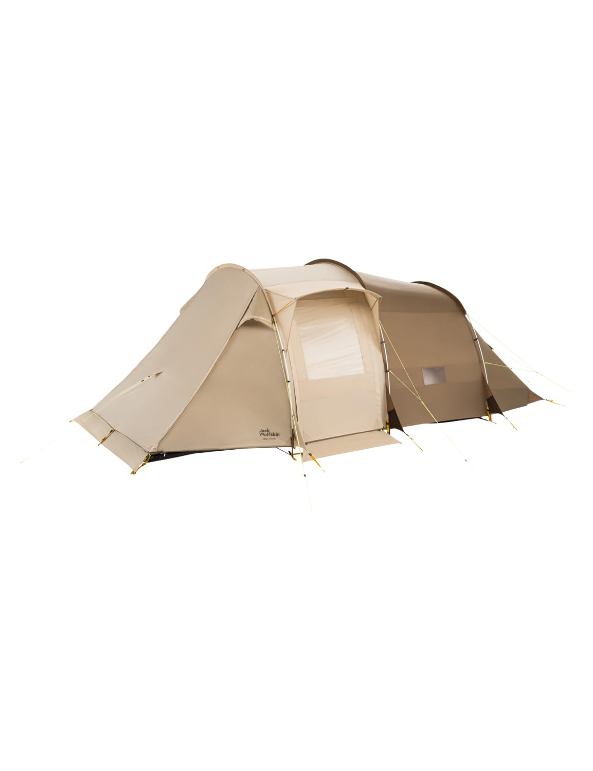 Jack Wolfskin Unisex Divide RT Tent for Adults - Lightweight, Waterproof Camping Shelter in White Pepper, One Size - Perfect for Backpacking, Hiking & Outdoor Adventures