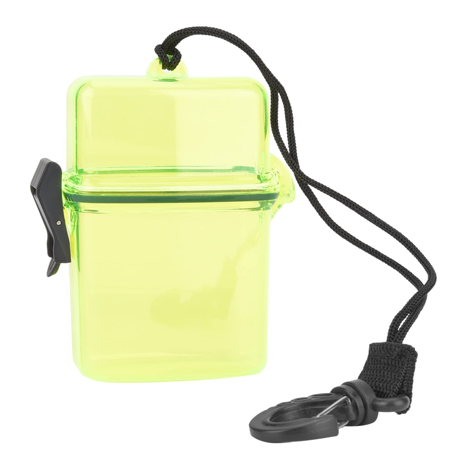**Keenso Waterproof Diving Dry Box – Transparent Plastic Seal Container with Rope Hook (3 Colors) – Ideal for Scuba Diving, Snorkeling, Beach Trips & Outdoor Adventures**