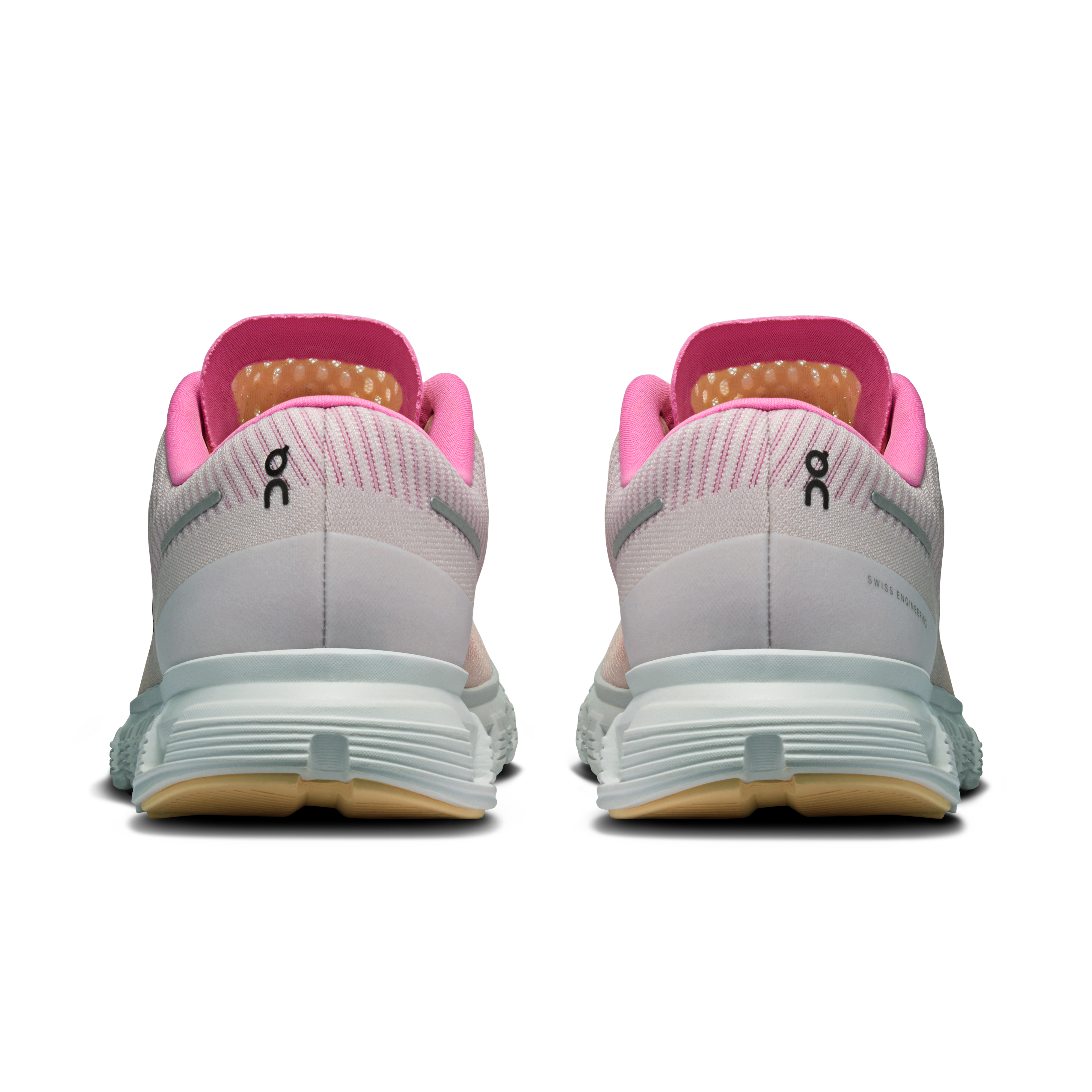 On Running Women's Cloud 6 Push Running Shoes - Lightweight & Breathable Sneakers for Women in Tangerine/Raspberry | Perfect for Jogging, Gym Workouts & Daily Wear