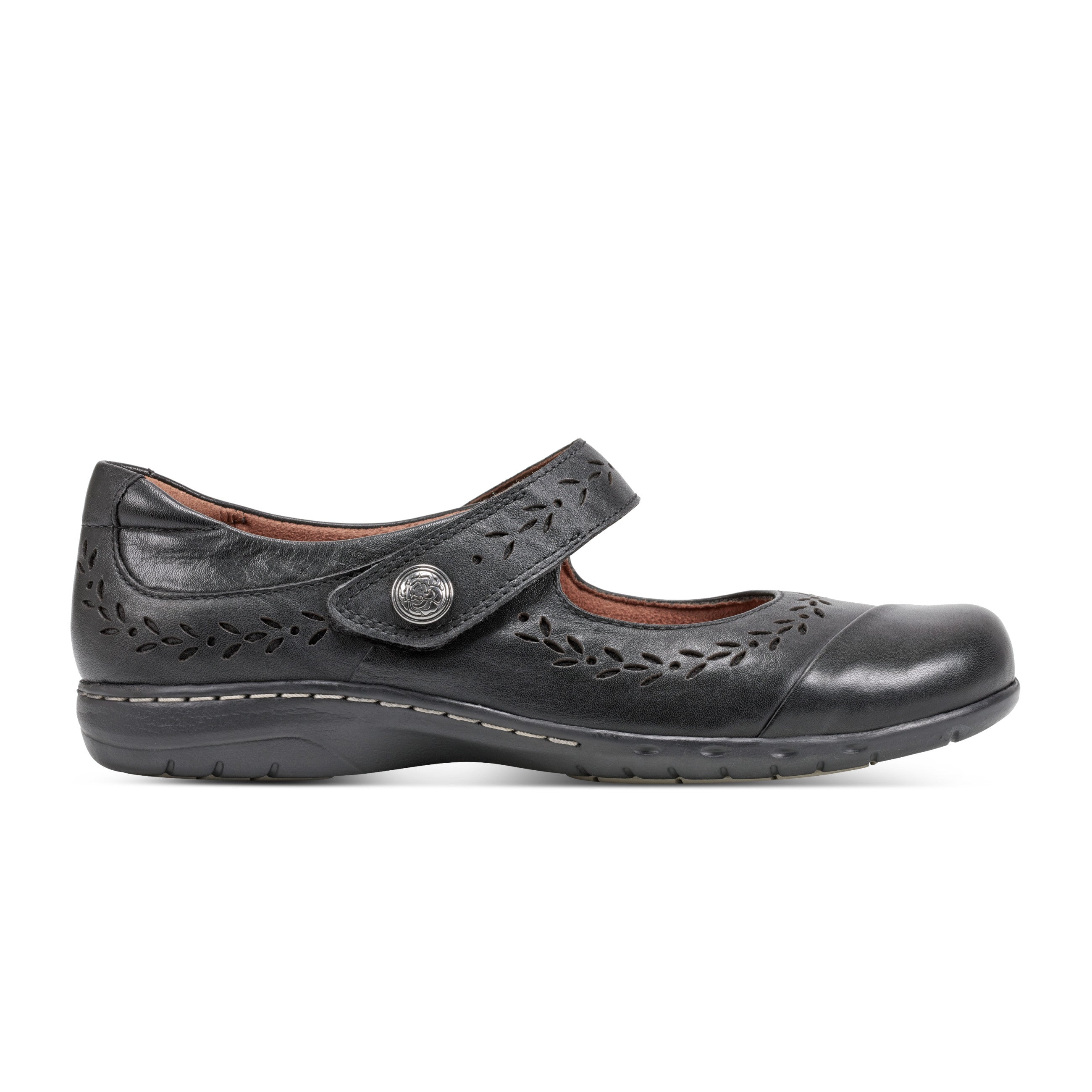Women's Perry Casual Mary Jane Ballet Flats - Comfortable Slip-On Shoes for Work, Walking & Everyday Wear | Non-Slip Sole & Cushioned Insole | Perfect for Office, Travel & Outfits