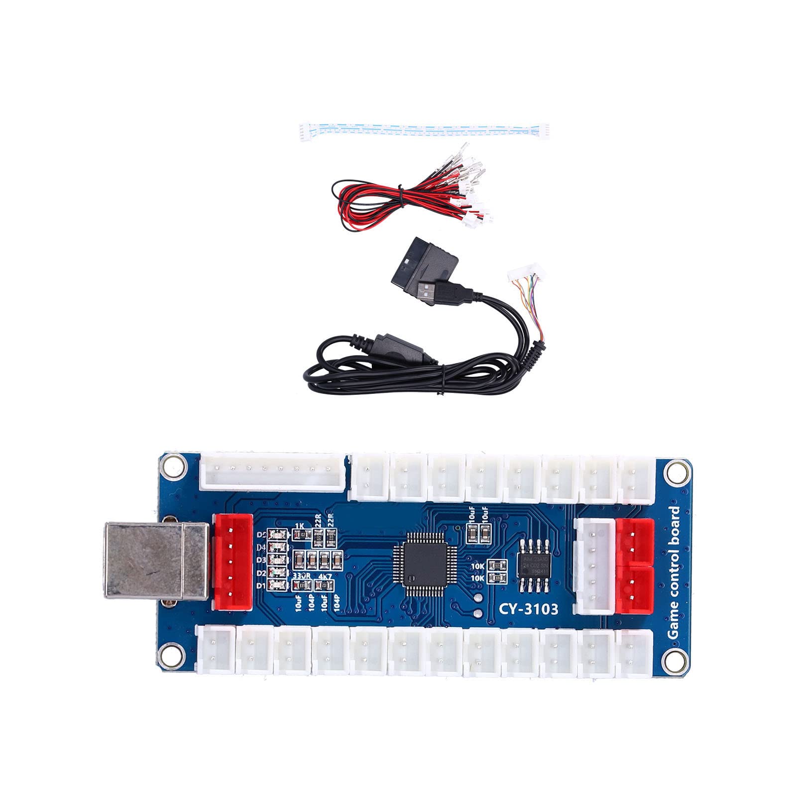 Zero Delay USB Encoder Kit for PC, Raspberry Pi, Android - DIY Gaming Controller for Arcade & Retro Gaming