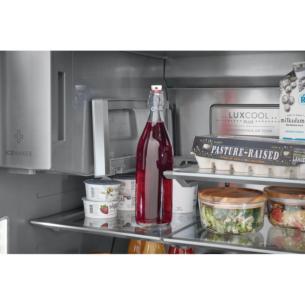 Electrolux ERMC2295AS Counter-Depth 4-Door French Door Refrigerator with TempAdapt™ Drawer - Perfect for Modern Kitchens & Entertaining
