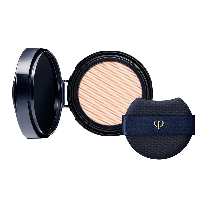 Clé de Peau Beauté Radiant Cushion Foundation Refill - Natural Finish, SPF Protection, Long-Lasting Coverage for Flawless Skin | Perfect for Daily Wear & Touch-Ups On-The-Go