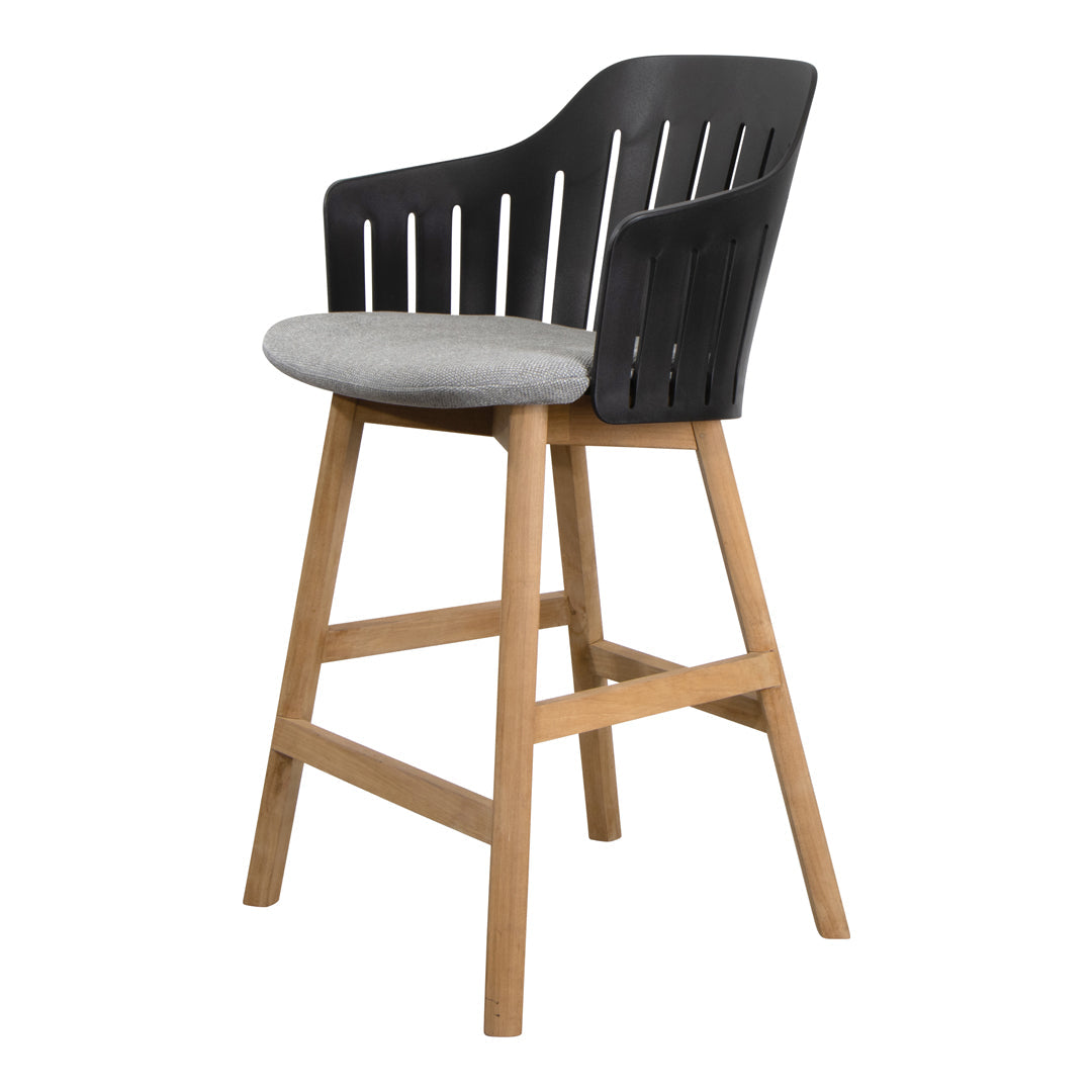Premium Wooden Counter Stool with Cushioned Seat - Modern Bar Height Kitchen Island Stool for Dining & Entertaining