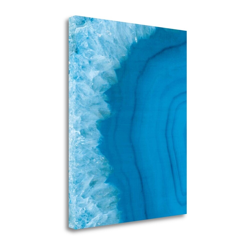 Agate Geode I Art Print by Wild Apple - Premium Giclee on Gallery Wrapped Canvas - Perfect for Home Decor, Office Wall Art & Unique Gifts