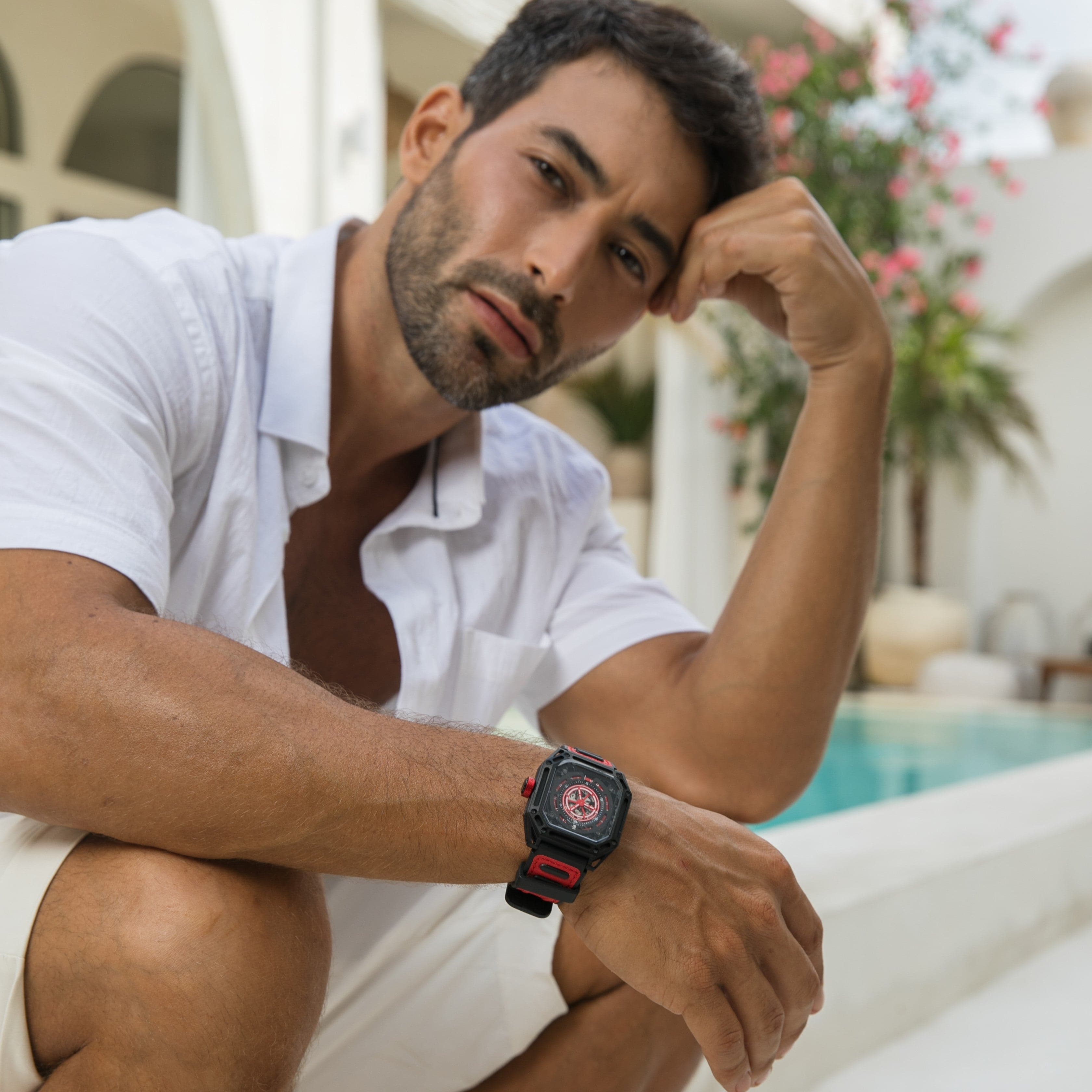 Adrenaline AG Collective G 8045 BK BKR Men's Watch - Stylish Black Chronograph Watch for Men | Perfect for Business, Casual Wear & Outdoor Adventures