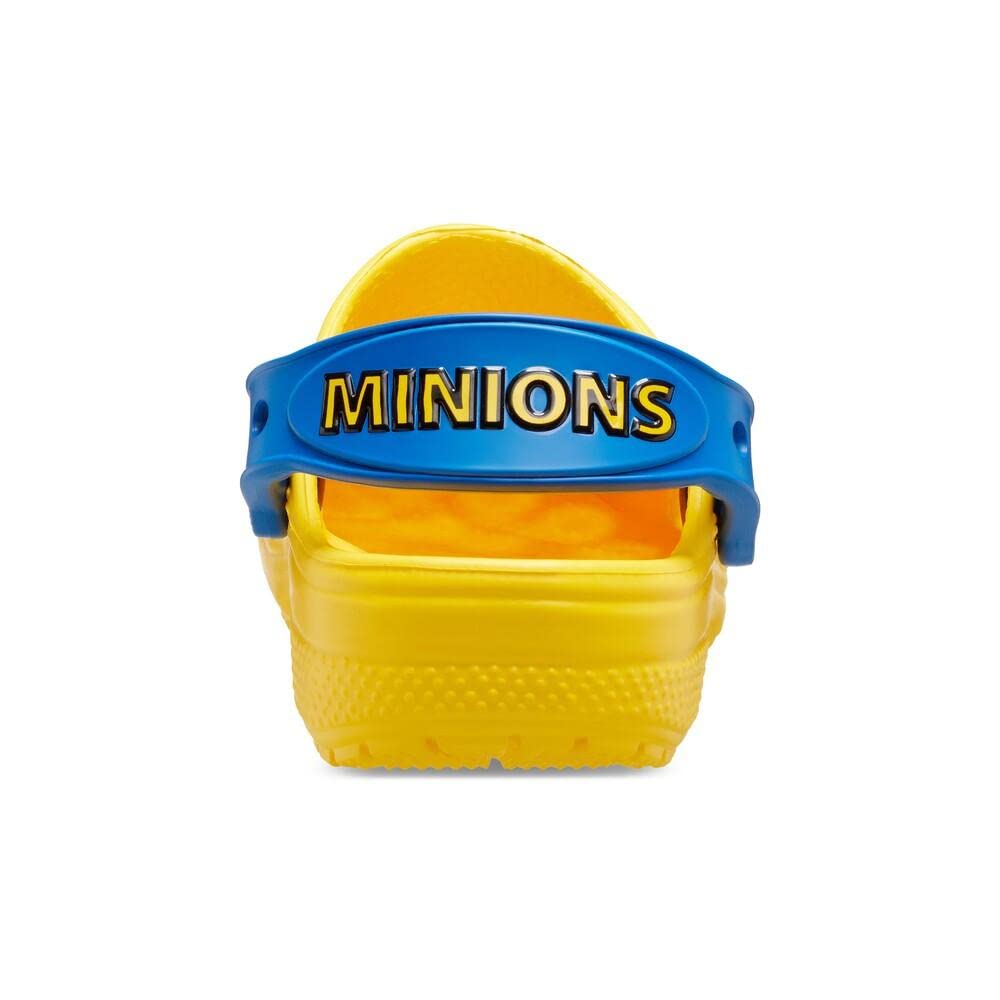 Crocs Unisex-Child Fun Lab Minion Clog | Lightweight Comfortable Kids Water Shoes | Perfect for Beach, Pool & Summer Play