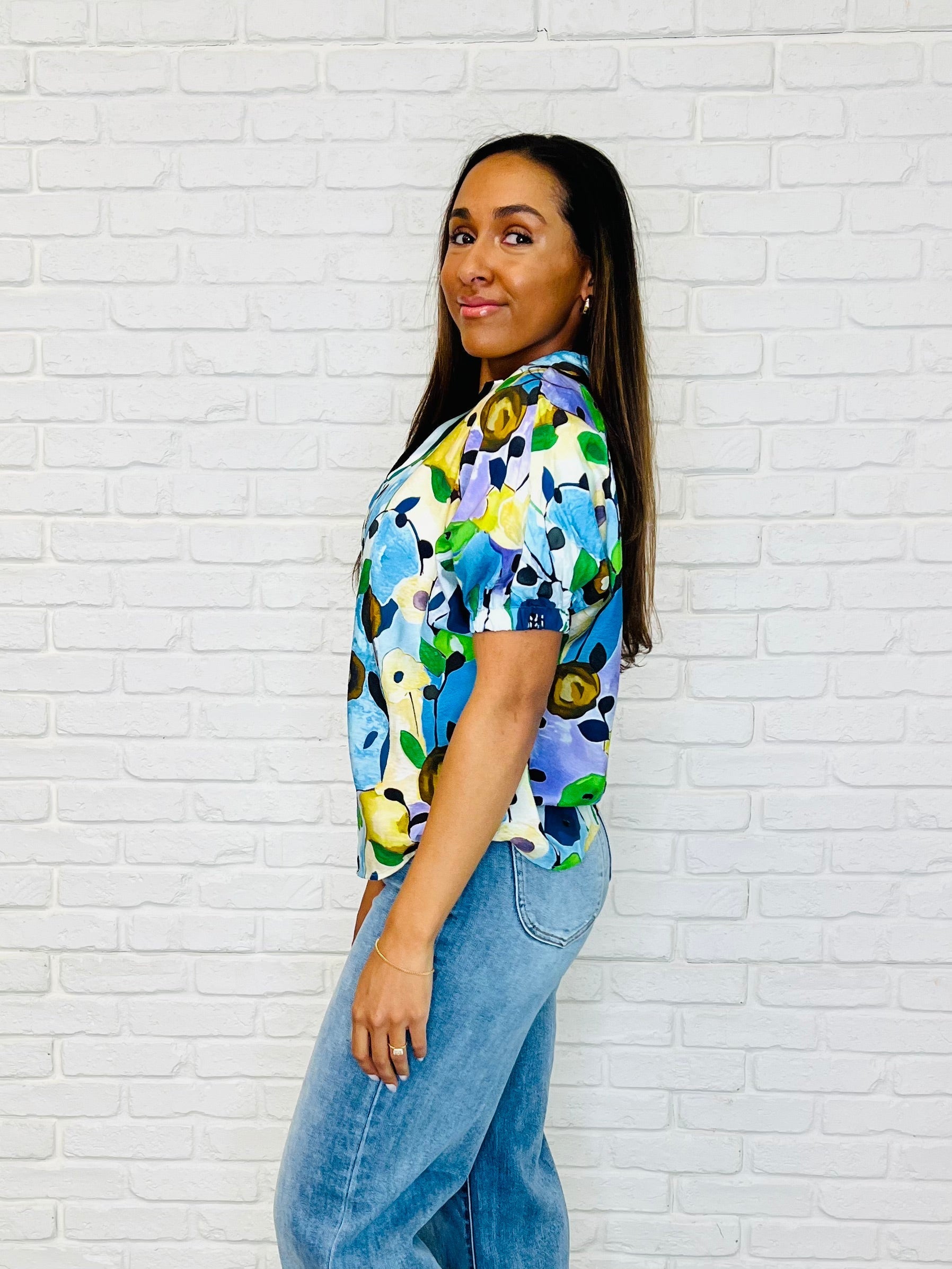 Floral Print Women's Tops - Stylish & Comfortable Blouse for Casual Wear, Spring Outfits & Summer Fashion