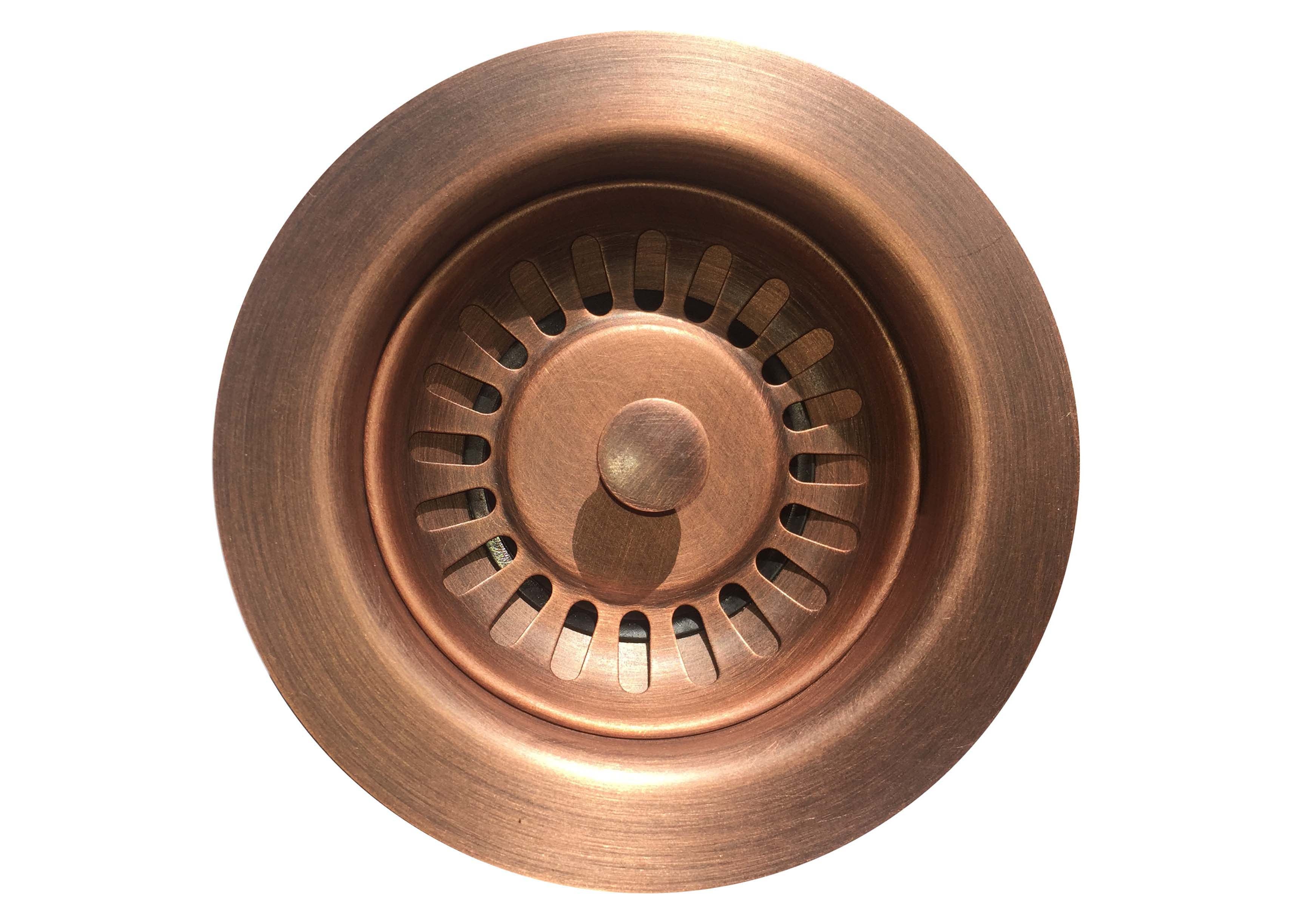Premium Copper Undermount Double Bowl Kitchen Sink 50/50 Offset Design - Heavy Duty & Rustproof - Perfect for Farmhouse, RV & Outdoor Kitchen Use
